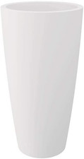 Vaso Alto CILINDRICO Style Bianco 3636B 35.8 X 70H Cm Da Interni/Esterno