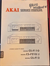 Akai CS-F110 F210/J F12 STEREO