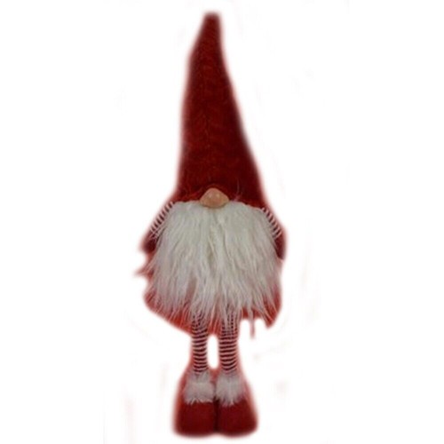 Gnomo elfo babbo - natale, rosso