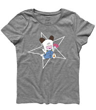 T-shirt donna Cane Cagnolino Bianco Dog - Say Hello - cartoni animati giapponesi