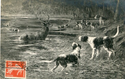 Art chasse aux abois - art, et