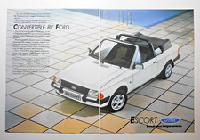 PUBBLICITÀ ADVERTISING WERBUNG ITALIAN CLIPPING 1984 FORD ESCORT CABRIOLET