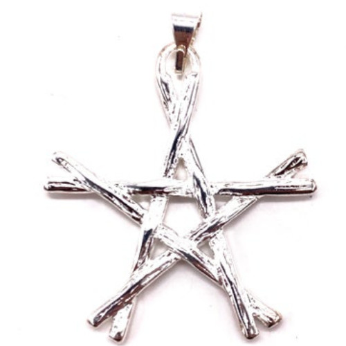 Collana pentagramma ramoscelli - pentagramma,