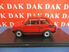 Die cast 1/24 Modellino Auto Fiat 126P II Serie Rossa by White Box