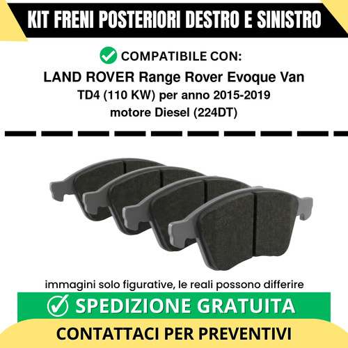 Pastiglie freno posteriori - pastiglie,