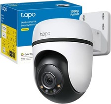 Tapo C500 Telecamera WiFi Esterno FHD 360°, IP65,Visione Notturna,Rilevamento AI