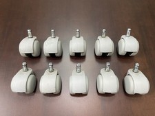 RUOTE PER SEDIA CON ROTELLE DA UFFICIO CON PERNO 10 PEZZI PER RICAMBIO