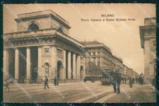 Milano Città Corso Buenos Ayres Tram Porta Venezia cartolina RT5312