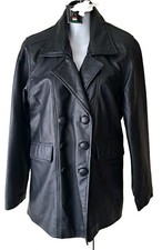 Giacca vera pelle nera