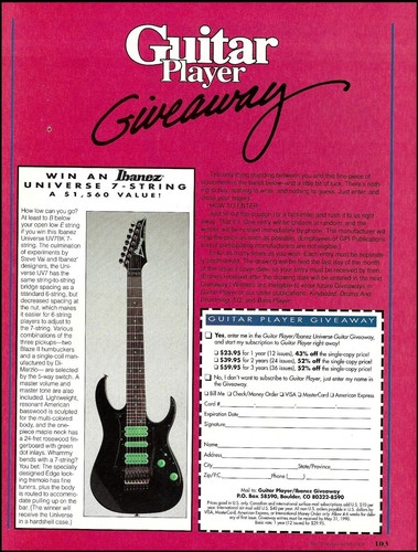 Ibanez universe uv7bk - ibanez,