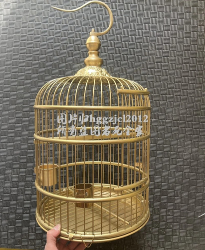Gabbia per uccelli rotonda - , in