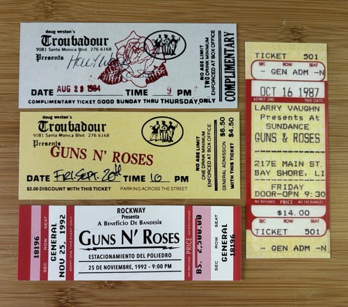 Guns roses set 4 repro - set,