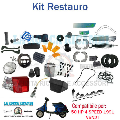 Kit restauro vespa 4 - vespa, hp