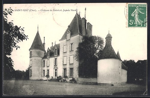 Cpa saint just château - saint-just,, de
