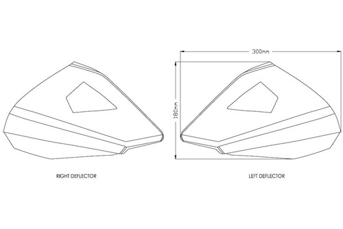 Puig set deflettori - deflettori, superiori