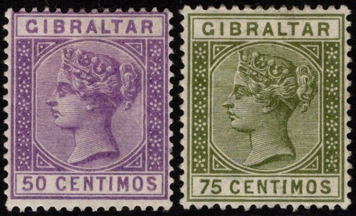 Gibilterra 1889 50c - gibilterra,