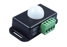 SENSORE DI MOVIMENTO PIR  D019  12V CON TIMER REGOLABILE 12V 6A INFRAROSSI x LED