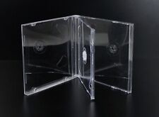 10 pz custodia 2 CD doppia Jewelcase trasparente 10 mm slim sottile CD musicali