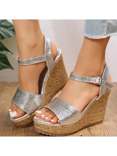 Sandali espadrilles zeppa - espadrilles, 11