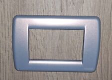 PLACCA VIMAR IDEA RONDO' 3M METALLO ARGENTO METALLIZZATO ART. 16753.21