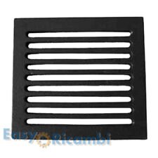 Griglia ghisa camino stufa a legna 23,5 x 23,5 cm per caduta cenere aereazione