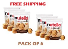 Biscotti alla Nutella Ripieni di Nutella Spalmabile di Nocciola, Confezione Snack Dolce,