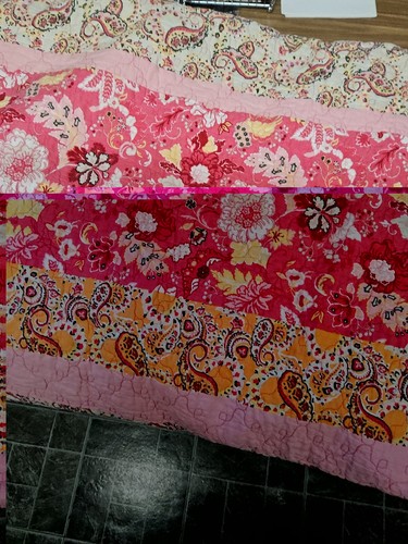 Trapunta queen rosa - trapunta, con
