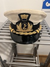 Berretto  Bancroft Capitano di Corvetta Marina Militare Vintage Taglia 57