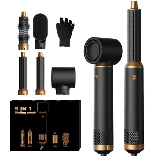 Air styler 5in1 - ukliss, nero