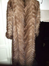 PELLICCIA COAT FUR PELZ VISONE MIELE MINK NERZ COLLO CASTORO SELVAGGIO BEAVER 