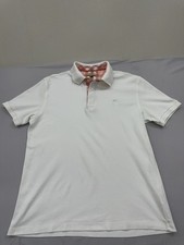 Polo Burberry da uomo bianca a