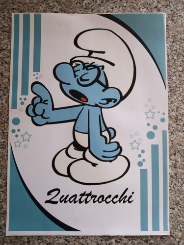 Poster puffi quattrocchi - poster,