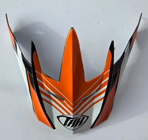 Casco nuovo arancione bianco - casco, arancione/bianco
