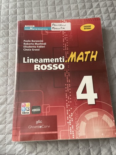 9788853805416 lineamenti math - 9788853805416, lineamenti.math