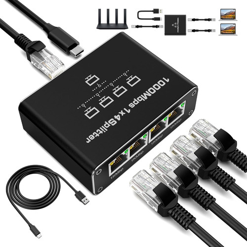 Switch ethernet porte - switch, 4
