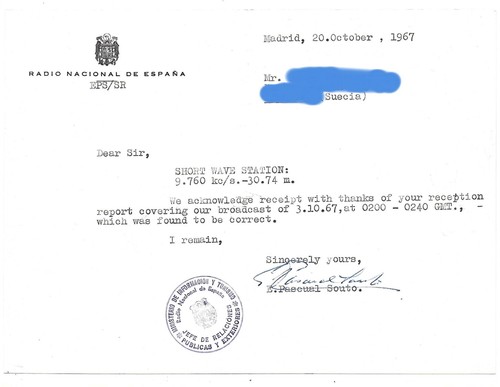 Qsl radio nacional espana - nacional,