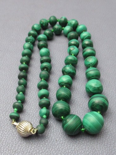 Collana pietre malachite - , da