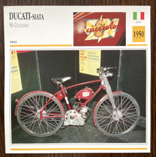 Moto DUCATI-Siata Photo Carte