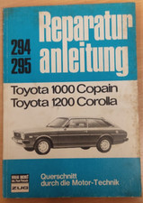 Toyota 1000 Copain,1200 Corolla Bucheli Shop Manual,Libretto Officina,Man.d'officina