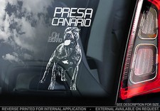 Presa Canario - Dog Car Window