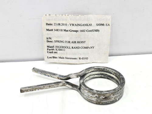 K5b 412 spring ingersoll - ingersoll, rand