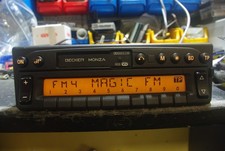 Autoradio d'epoca BECKER MONZA con cassetta BE2130 con CODICE in ottime condizioni