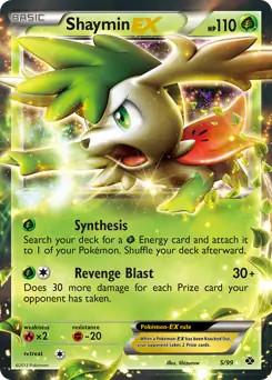 Shaymin 99 pokemon - shaymin, ex
