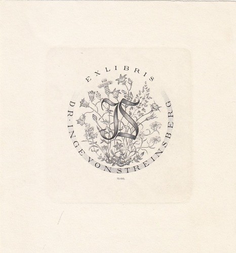 Exlibris libris incisione - ex,