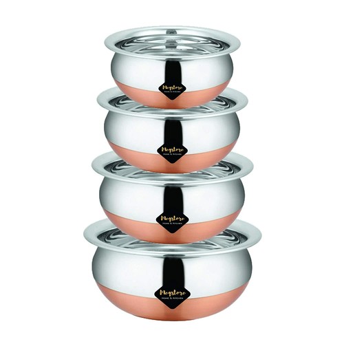 Set acciaio inox rame - 4,