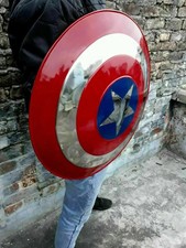 Arma ascia scudo drago vichingo Capitan America medievale 22'' per scudo costume