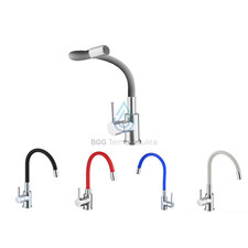 MISCELATORE LAVELLO SNAKE CON CANNA ORIENTABILE FLESSIBILE MALLEABILE VARI COLOR