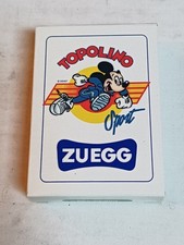 CARTE DA GIOCO DI TOPOLINO SPORT ZUEGG DAL NEGRO DISNEY