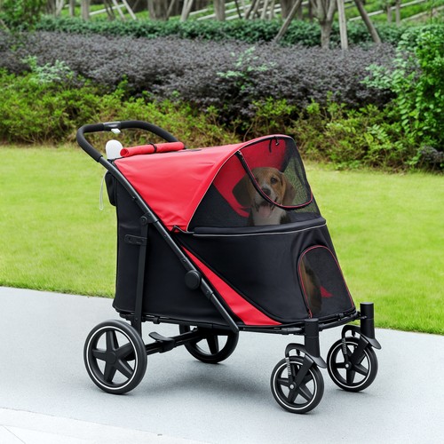 Pawhut passeggino per cani - pawhut,