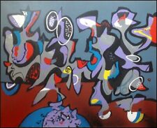 TULLI WLADIMIRO Tecnica mista su tela cm 100x80